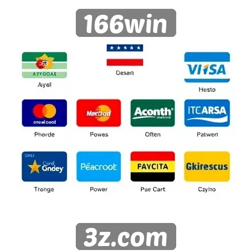 Opções de pagamento oferecidas pelo 166win