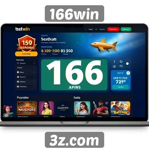 Interface e experiência do usuário no 166win